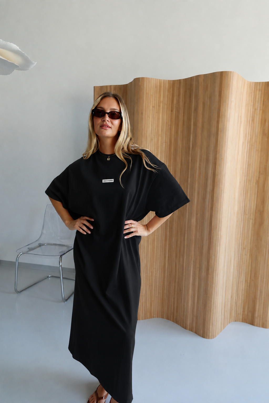 SOHO STUDIOS MAXI DRESS black