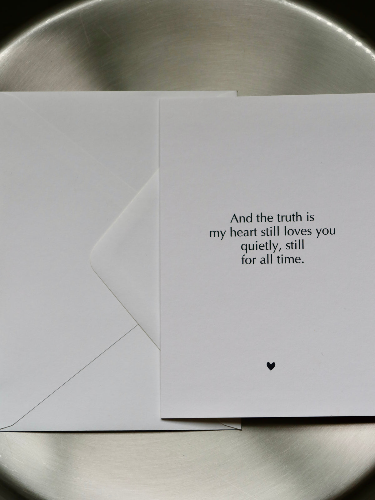 HEY SOHO Klappkarte "MY HEART STILL LOVES YOU"