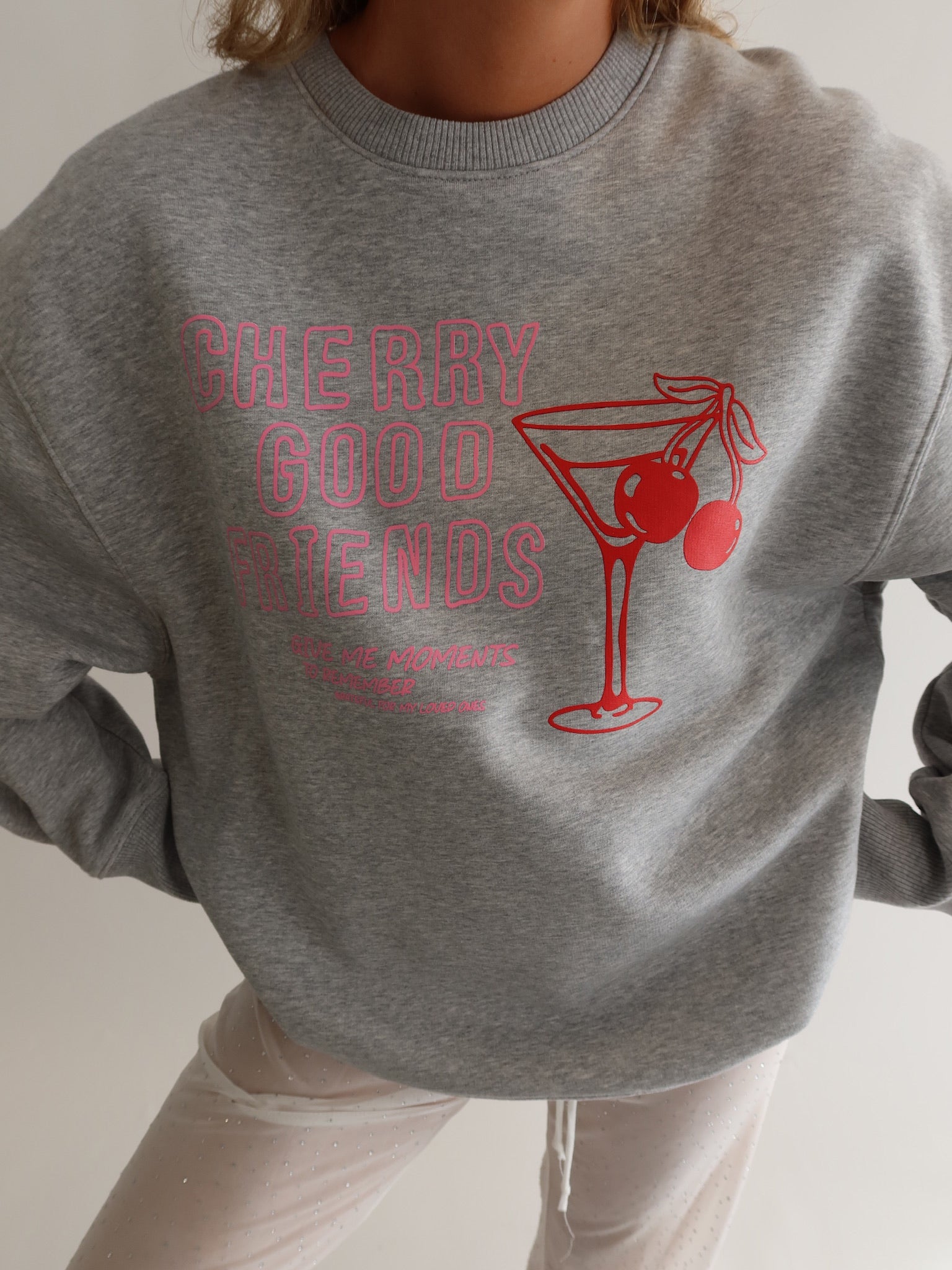 CHERRY GOOD FRIENDS Sweater