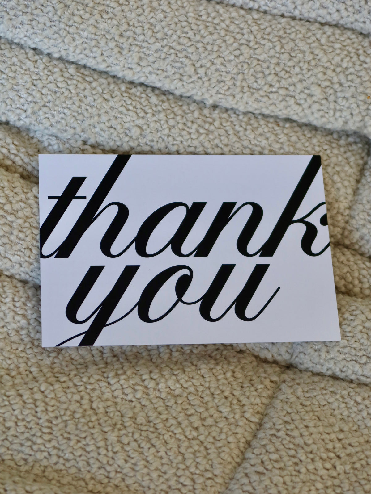 HEY SOHO POSTKARTE "Thank you"
