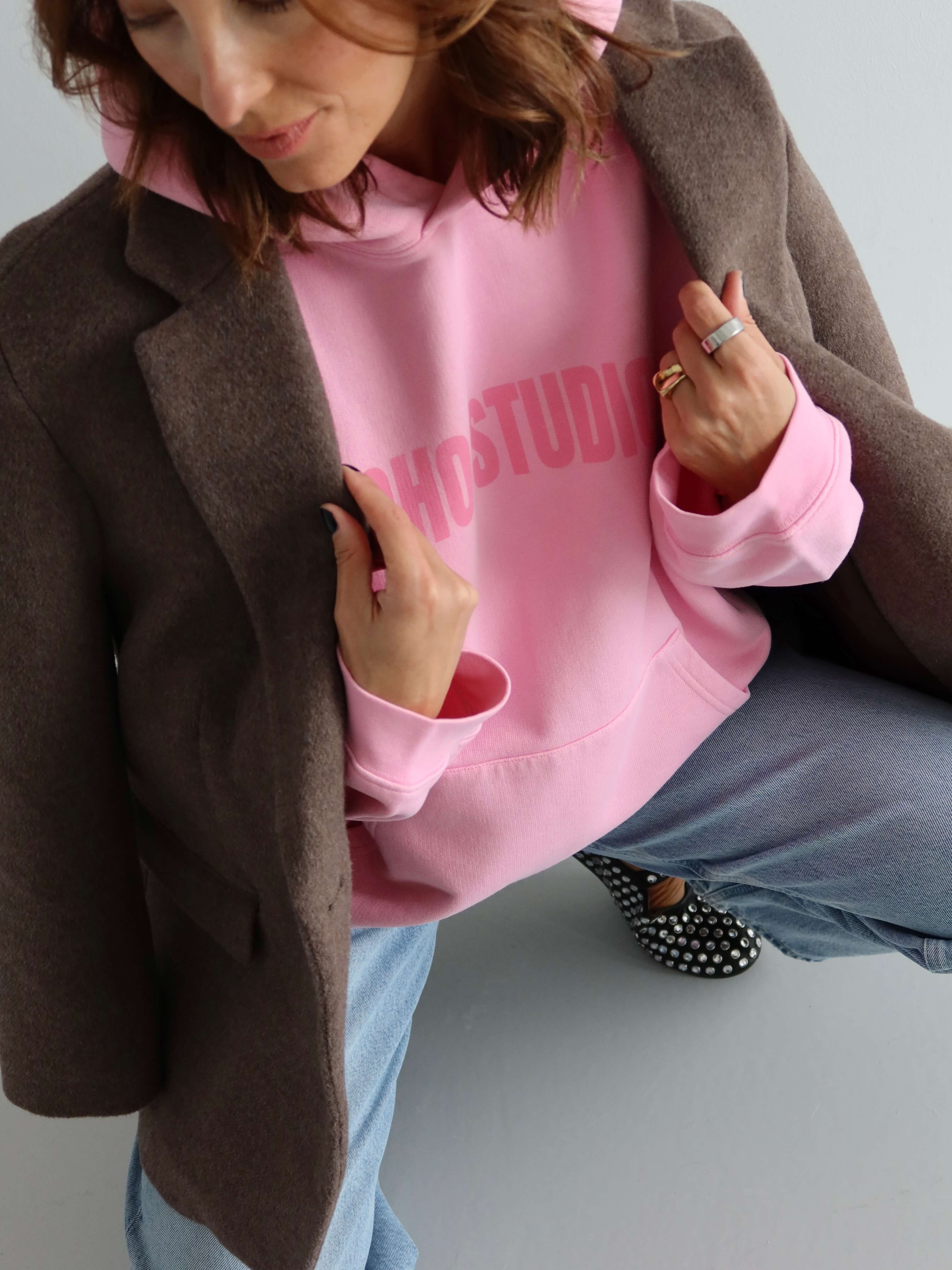 SOHO STUDIOS EDDA Hoodie washed pink