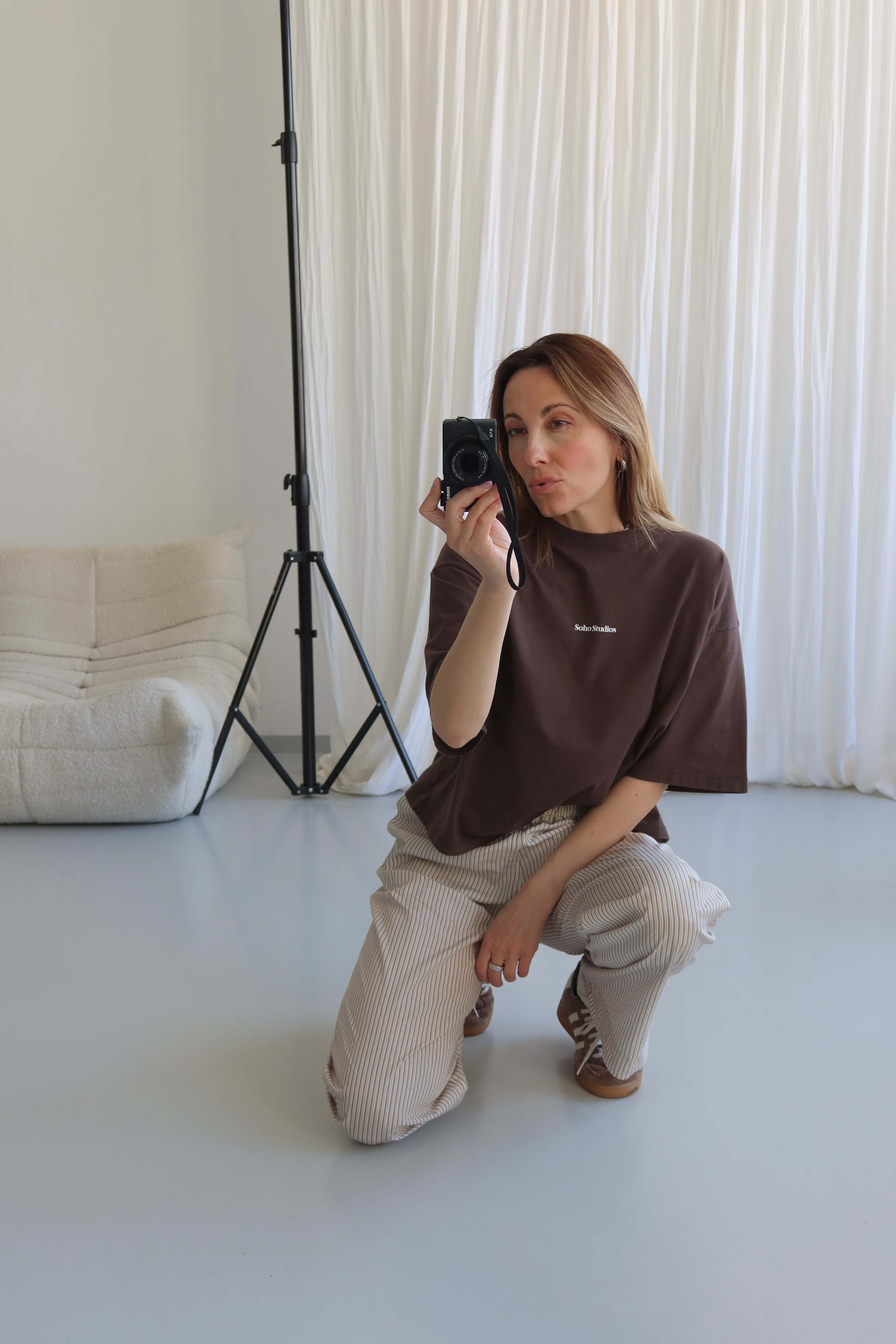 SOHO STUDIOS LUCY T-SHIRT CHOCOLATE