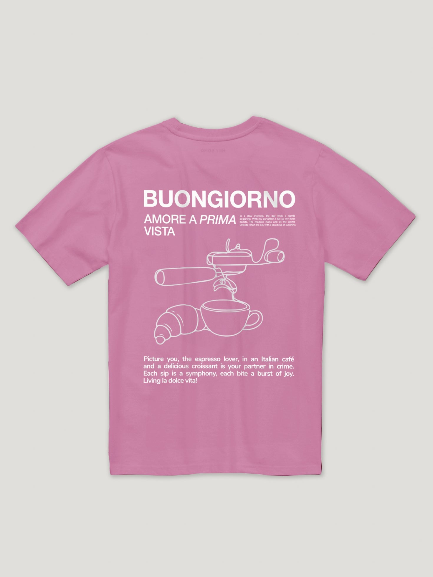 BUONGIORNO T-Shirt rosa - heysoho