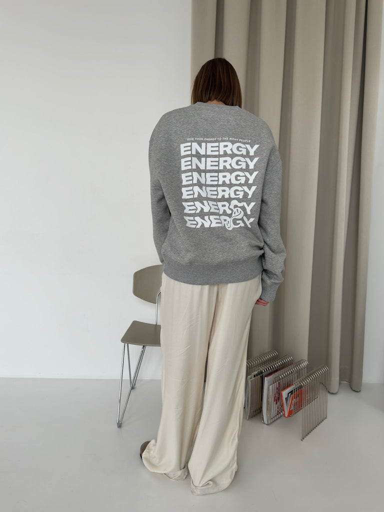ENERGY Sweater grau - heysoho
