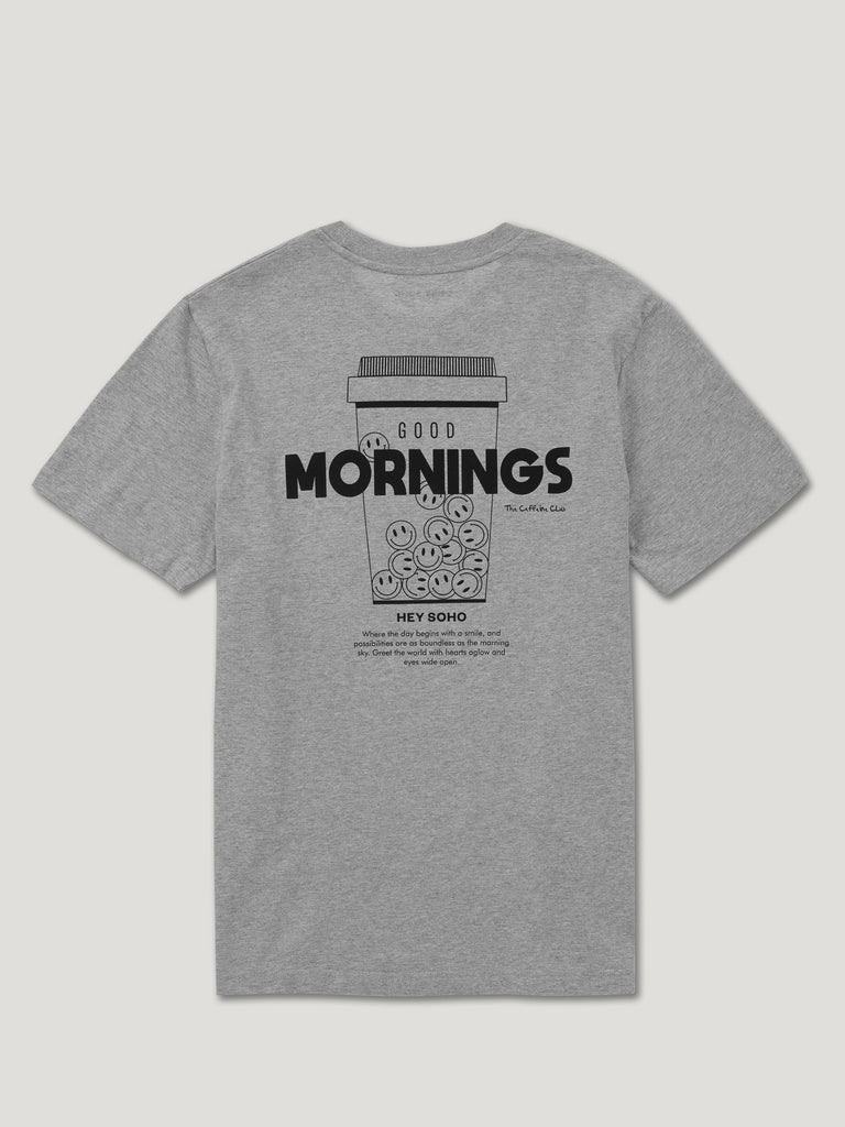 GOOD MORNINGS T-Shirt grau - heysoho