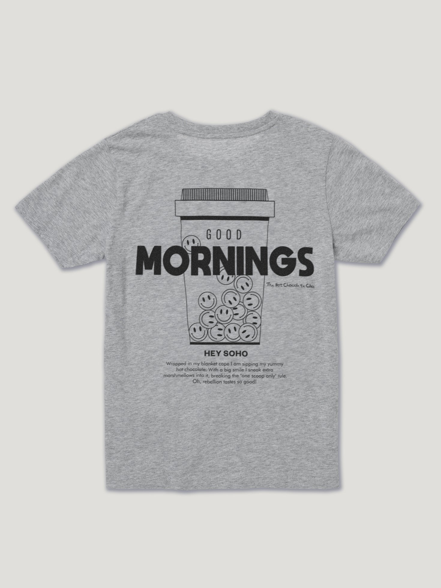 GOOD MORNINGS T-Shirt Kids grey melange - heysoho