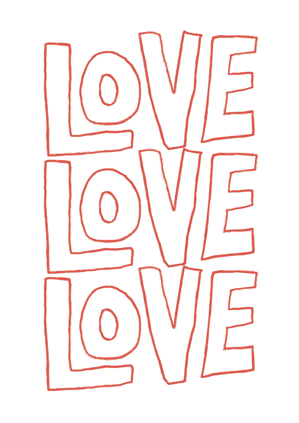 HEY SOHO POSTKARTE "Love"