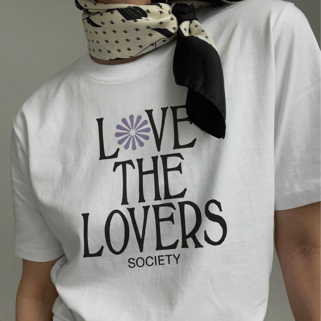 Love the Lovers T-Shirt offwhite - heysoho