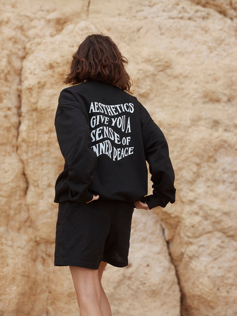 AESTHETICS Sweater black - heysoho
