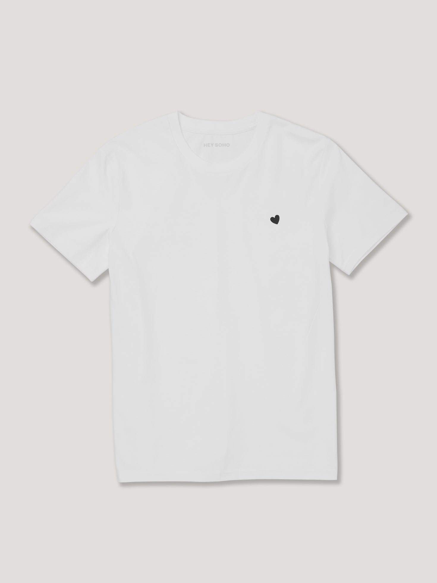 Black Heart T-Shirt weiß - heysoho