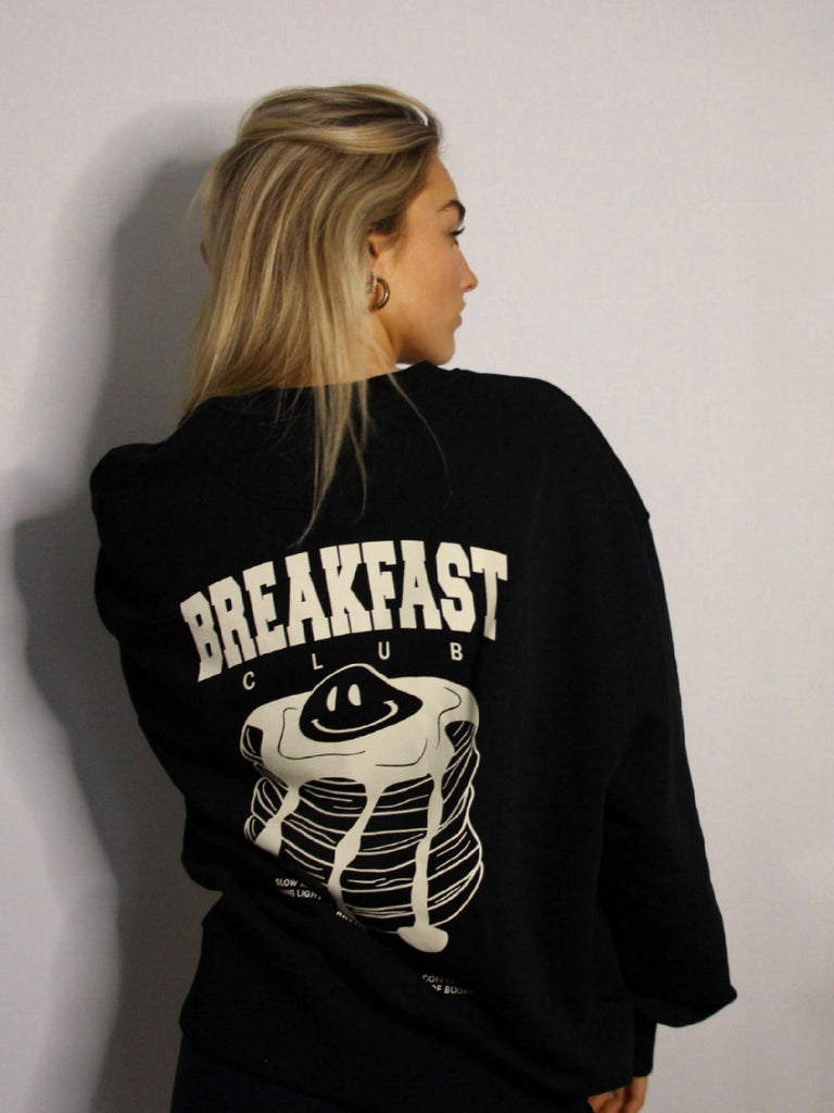 Breakfast Club Sweater schwarz - heysoho