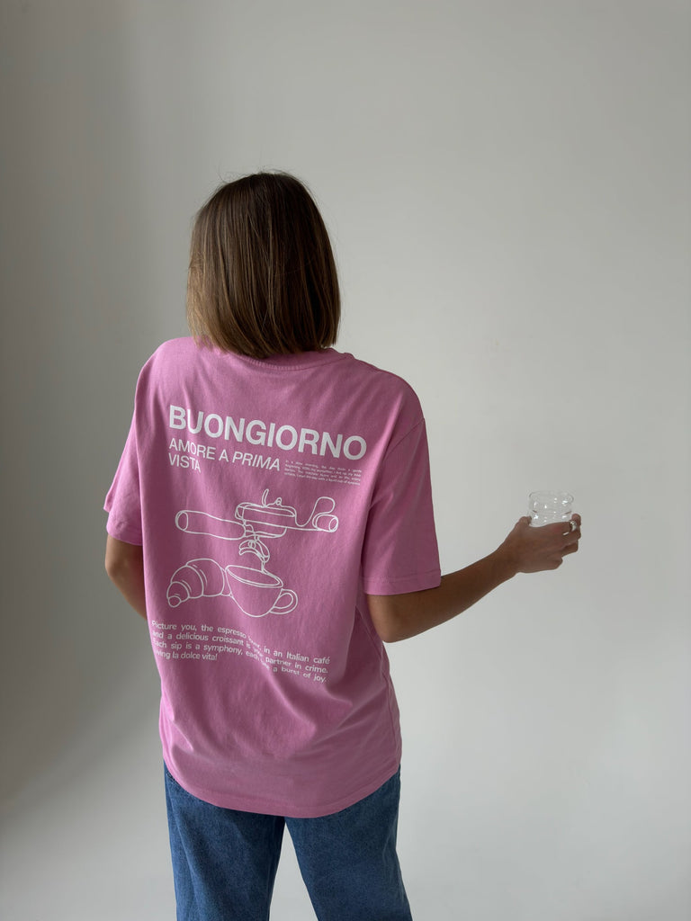 BUONGIORNO T-Shirt rosa - heysoho