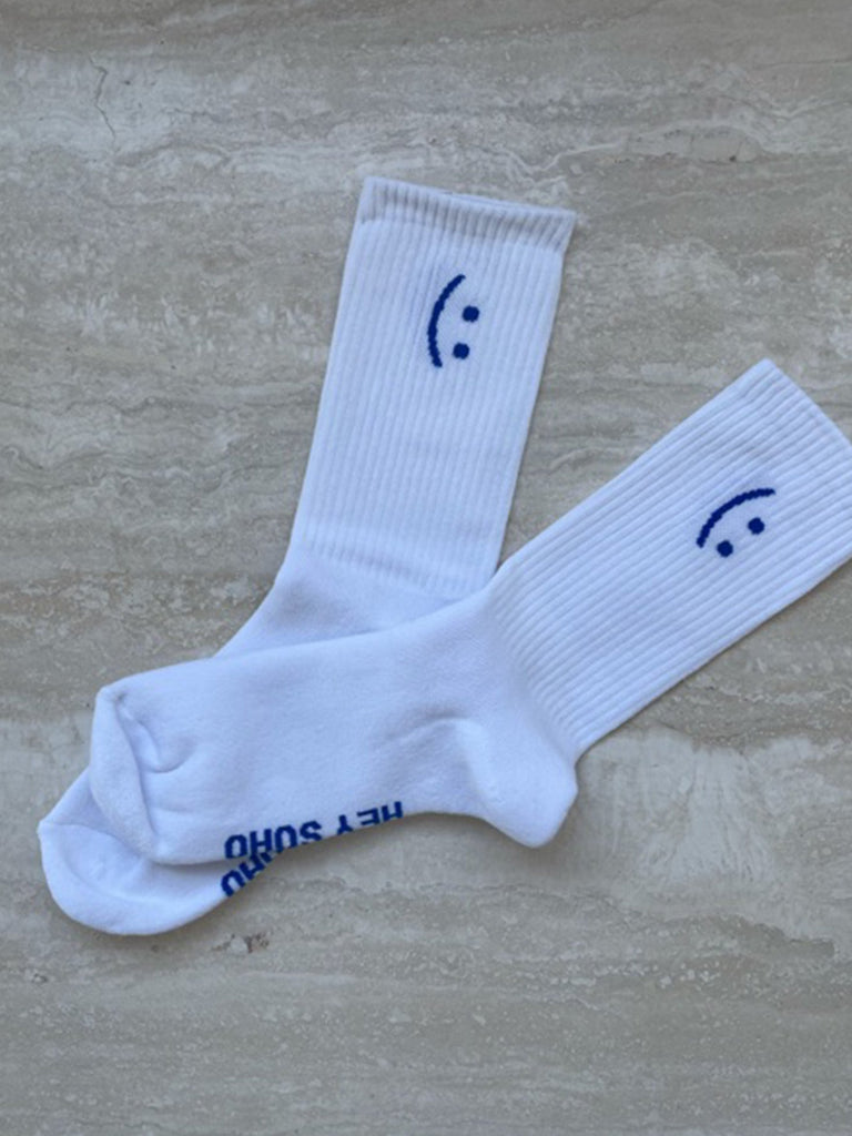 SMILEY Socken blau - heysoho