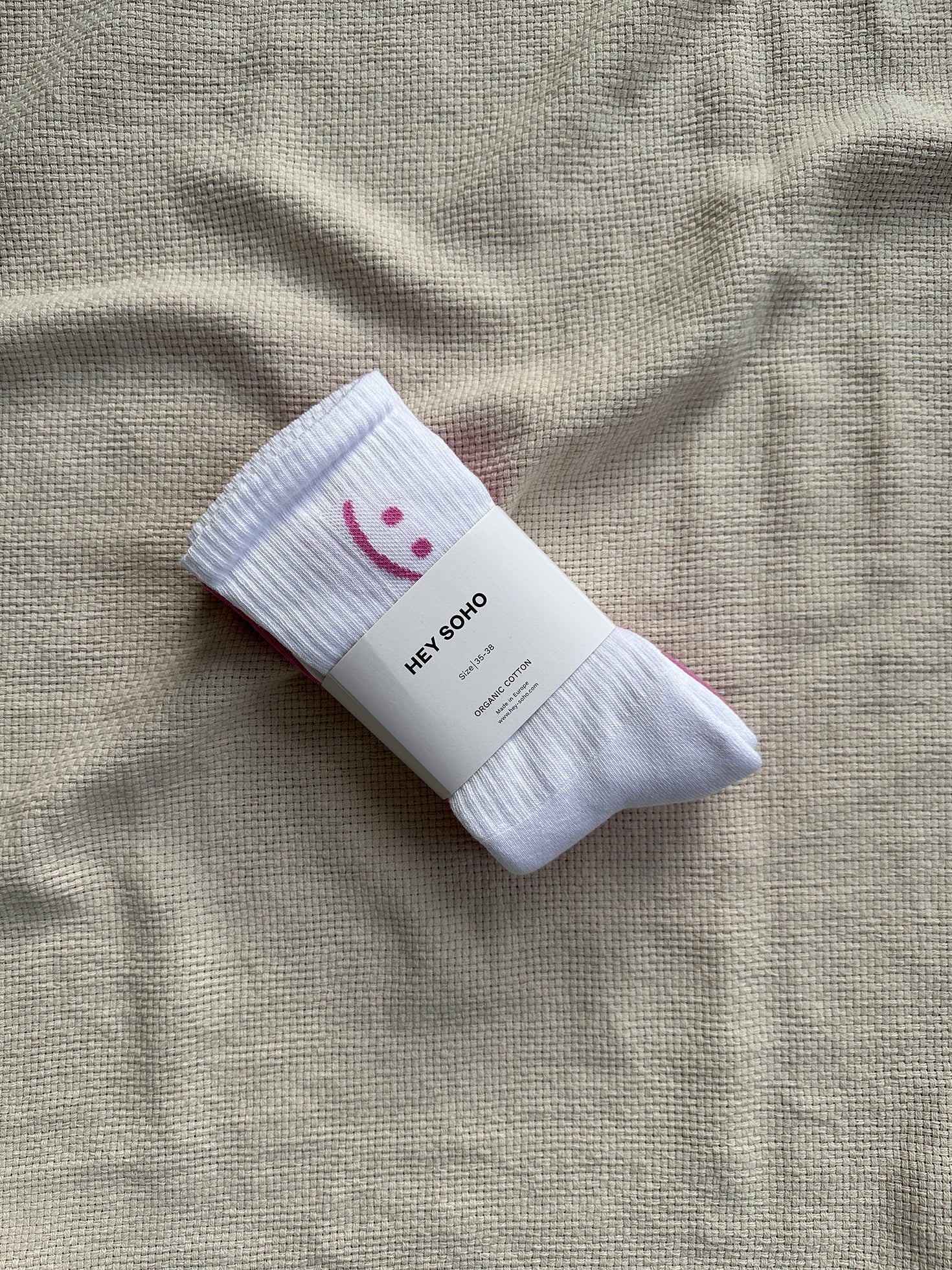 SMILEY Socken Doppelpack pink - heysoho