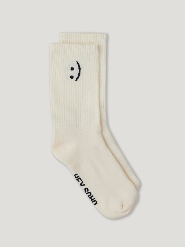 Smiley Socken offwhite - heysoho