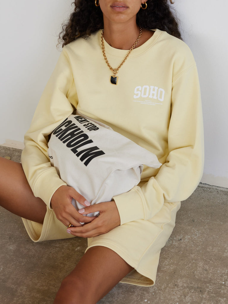 SOHO COLLEGE Sweater butter - heysoho