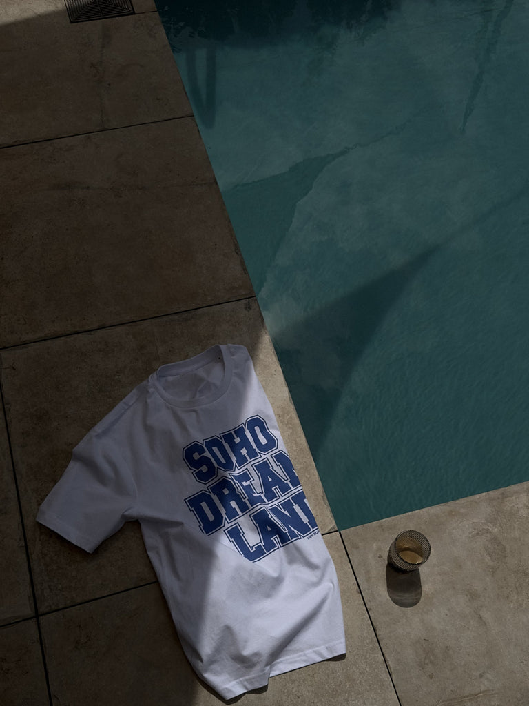 Soho Dream Land T-Shirt weiß/blau - heysoho