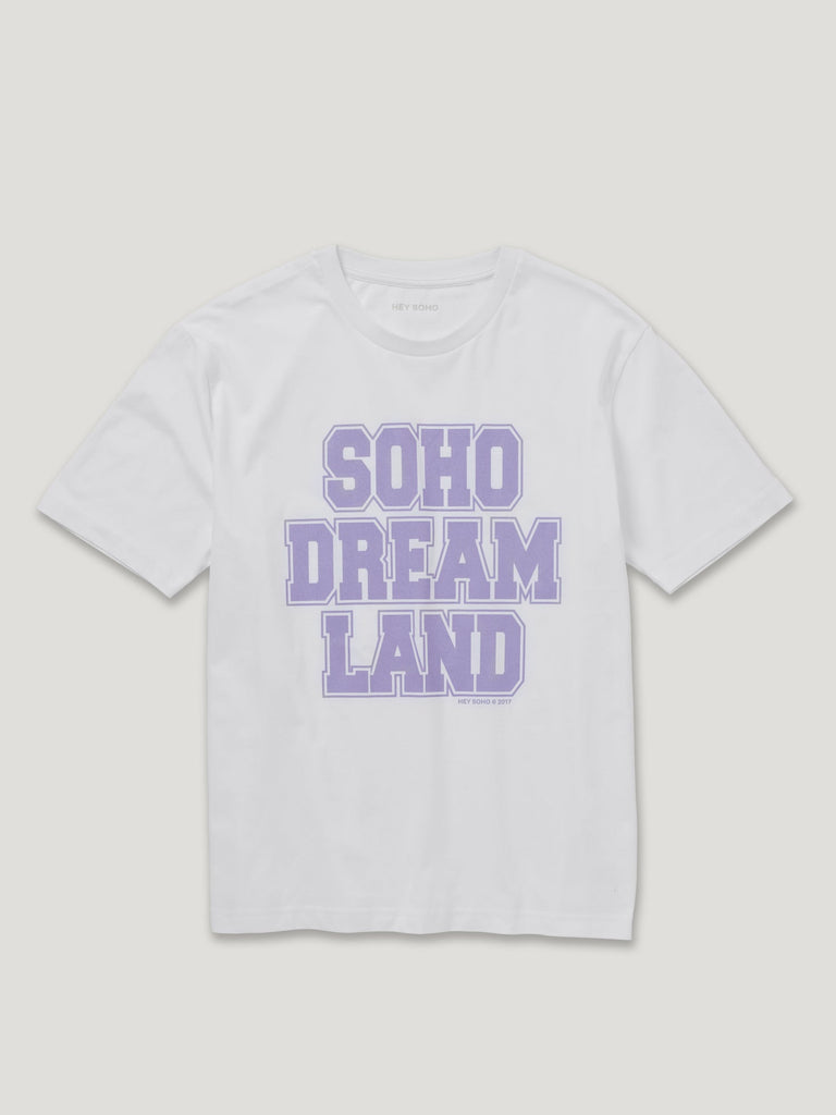 Soho Dream Land T-Shirt weiß/flieder - heysoho