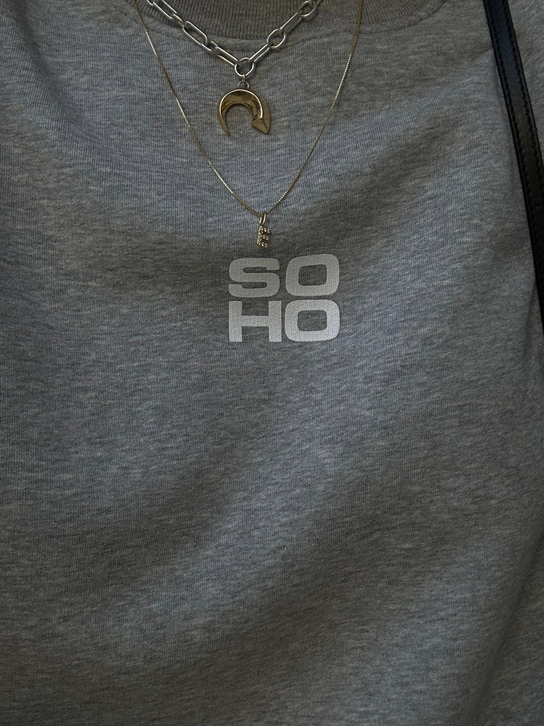 SOHO Logo Sweater grau - heysoho