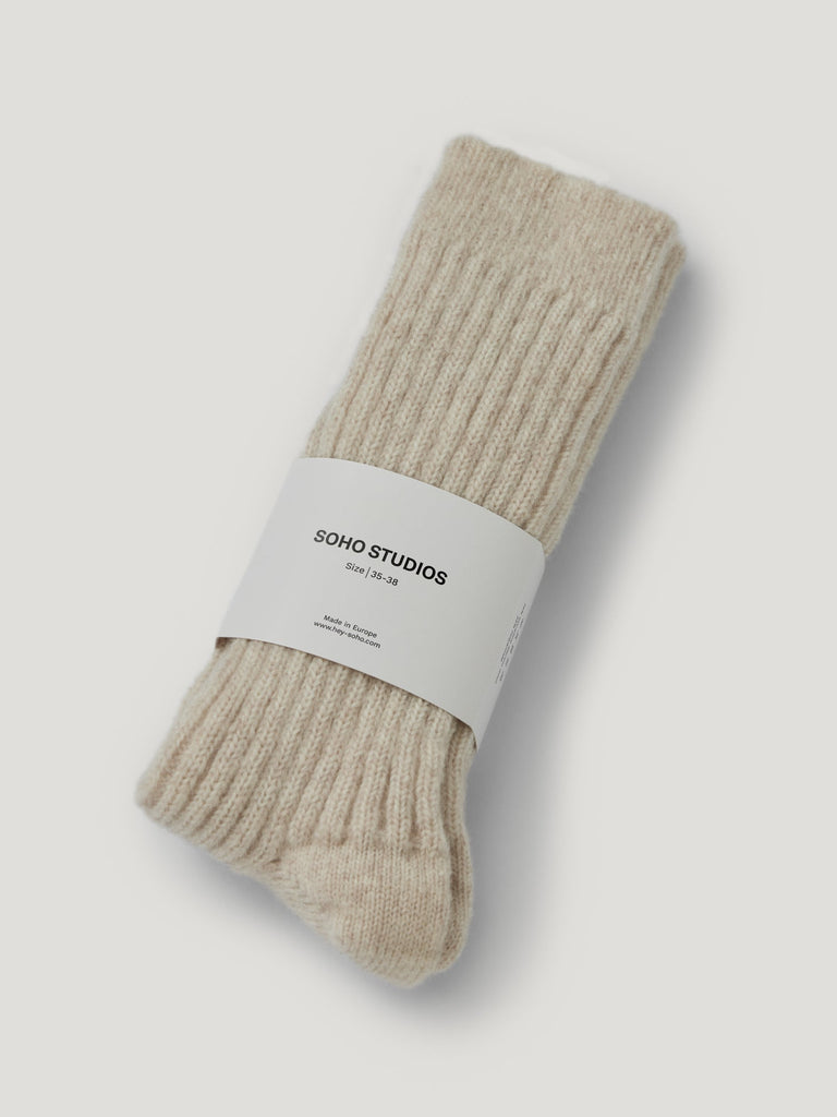 SOHO STUDIOS OLIVE Socken beige - heysoho